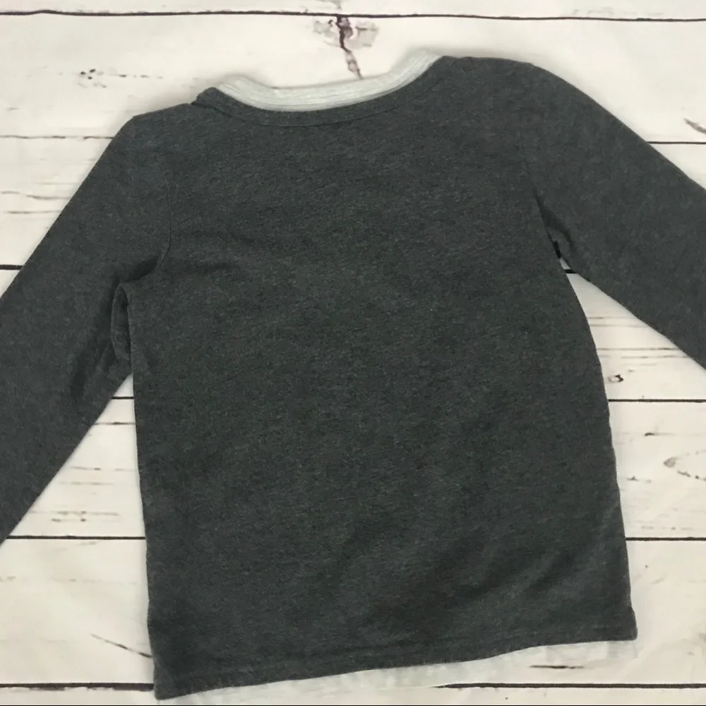 Epic Threads Gray Long Sleeve Shirt Size 6
